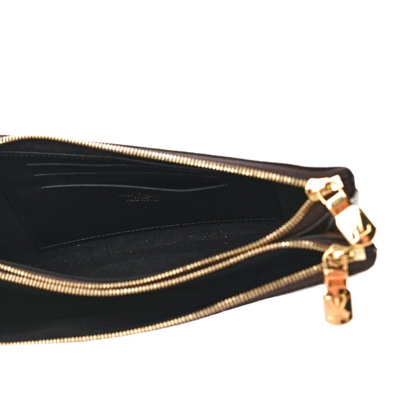 Louis Vuitton Reverse Monogram Double Zip Pochette w/t LV MG Inclusion Bangle - Picture 6 of 15